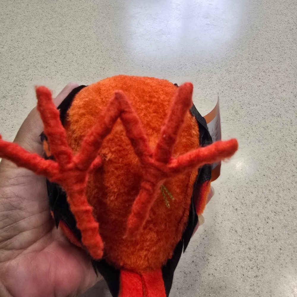 CLAWSON Hyde & Eek Halloween Bird Vampire Orange Black Cape Target 2019 NWT - Picture 9 of 11